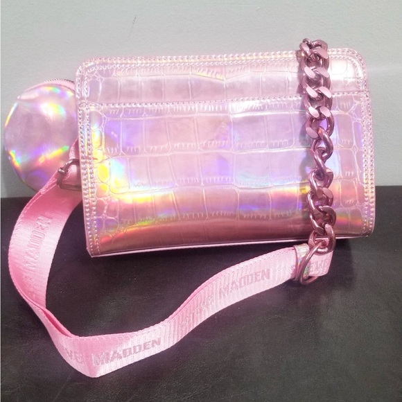 STEVE MADDEN PINK BLIMA BAG NWT - Picture 3 of 6